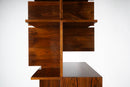 A Walnut Veneer Bookcase