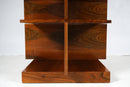 A Walnut Veneer Bookcase