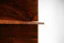 A Walnut Veneer Bookcase