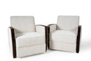 A Pair of Art Deco Style Armchairs