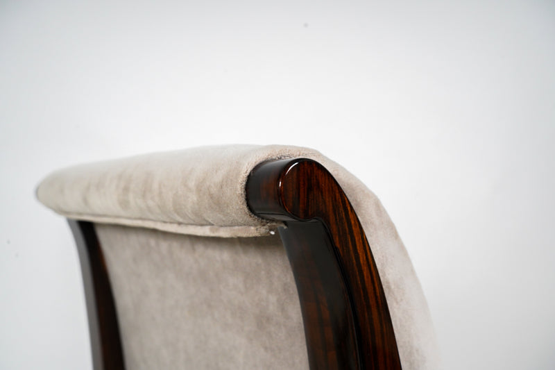 A Set of 6 Art Deco Dining Chairs