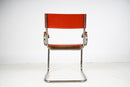 A 1930's Czech Chrome and Wood Armchair