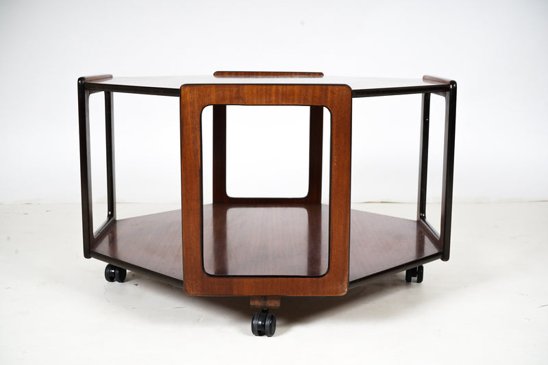 An Octagonal Art Deco Coffee Table
