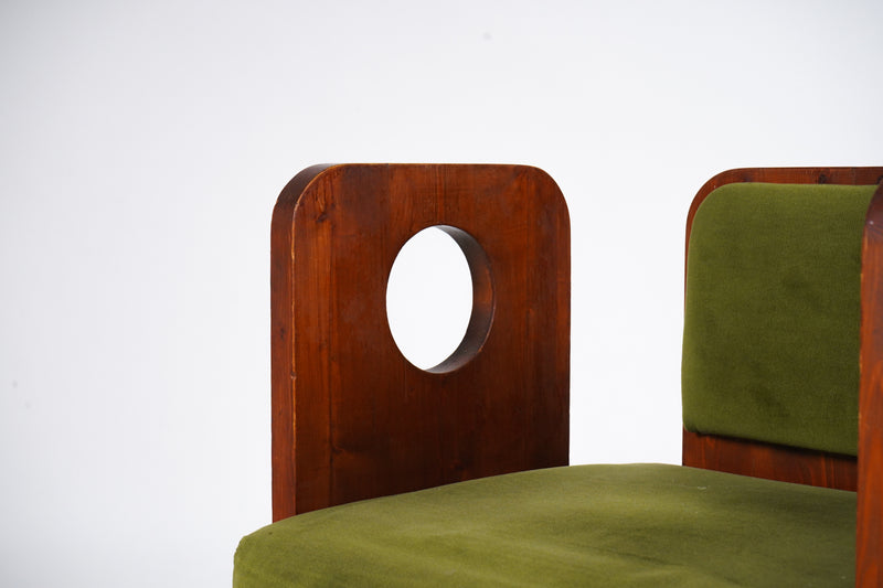 Brutalist Style Armchairs 