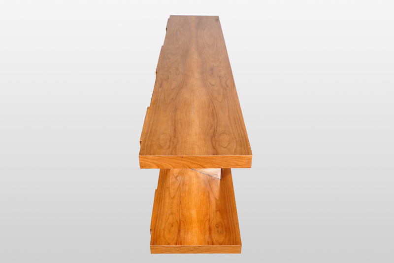 A Modernist Cherry Wood Console