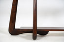 A Walnut Wood Console