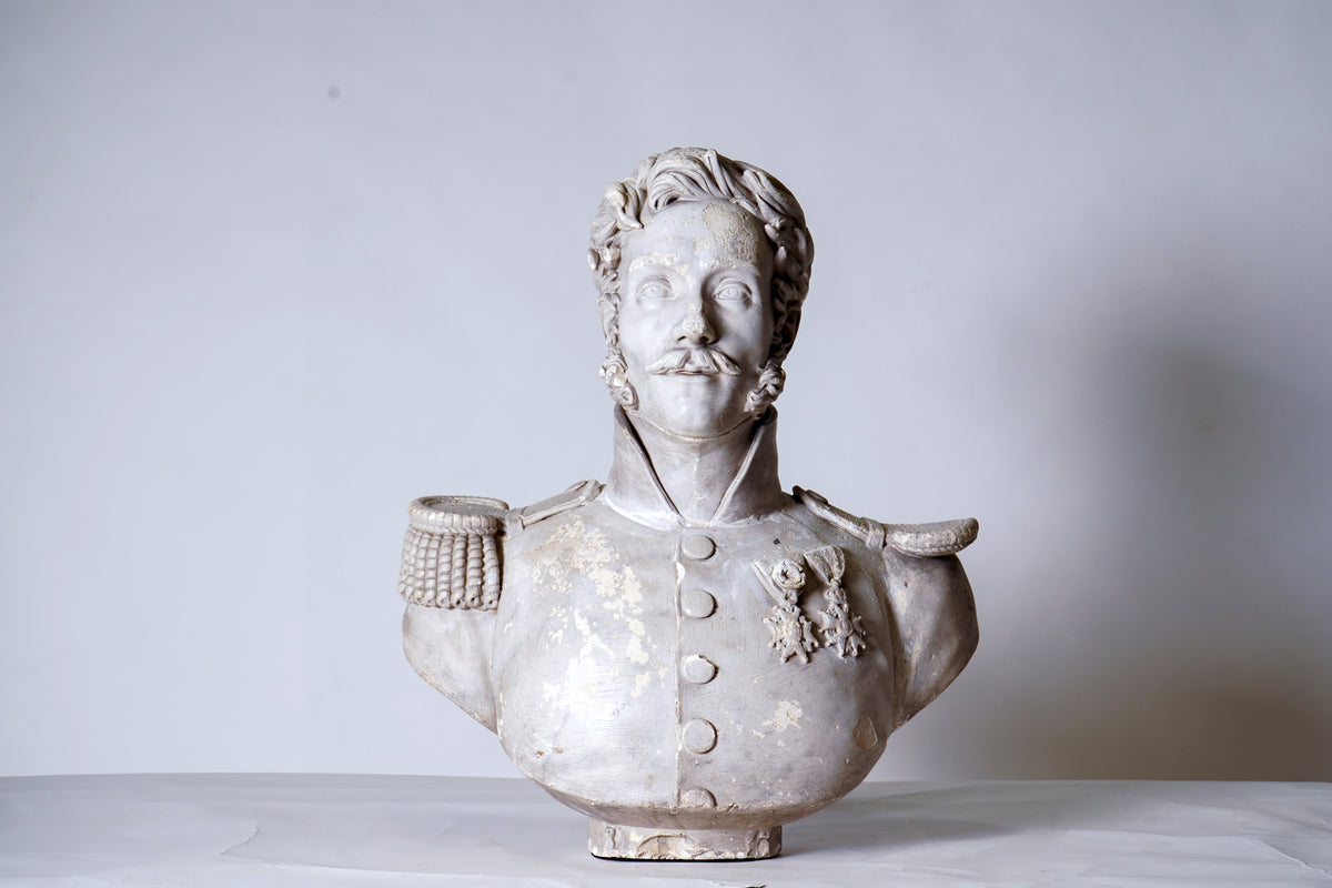 A Terra Cotta Bust of General Berlier