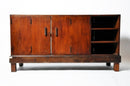 British Colonial Teak Wood Jewelry Cabinet