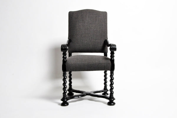 Louis XIII Style Carved Armchair