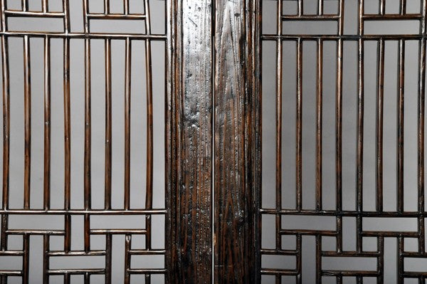銅版画 : 有地好登「The scence of a lattice door」 wood-3808_7b896ceb-b158-42b4-