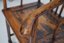 Horseshoe-Back Armchair with Spindel Back Splat