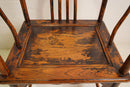 Horseshoe-Back Armchair with Spindel Back Splat