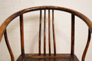 Horseshoe-Back Armchair with Spindel Back Splat