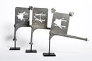 Flag Roof Finials on Metal Stand