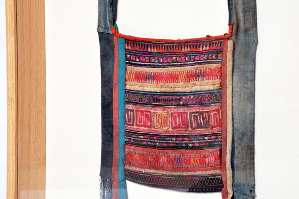 Framed Hand Embroidered Shoulder Bag